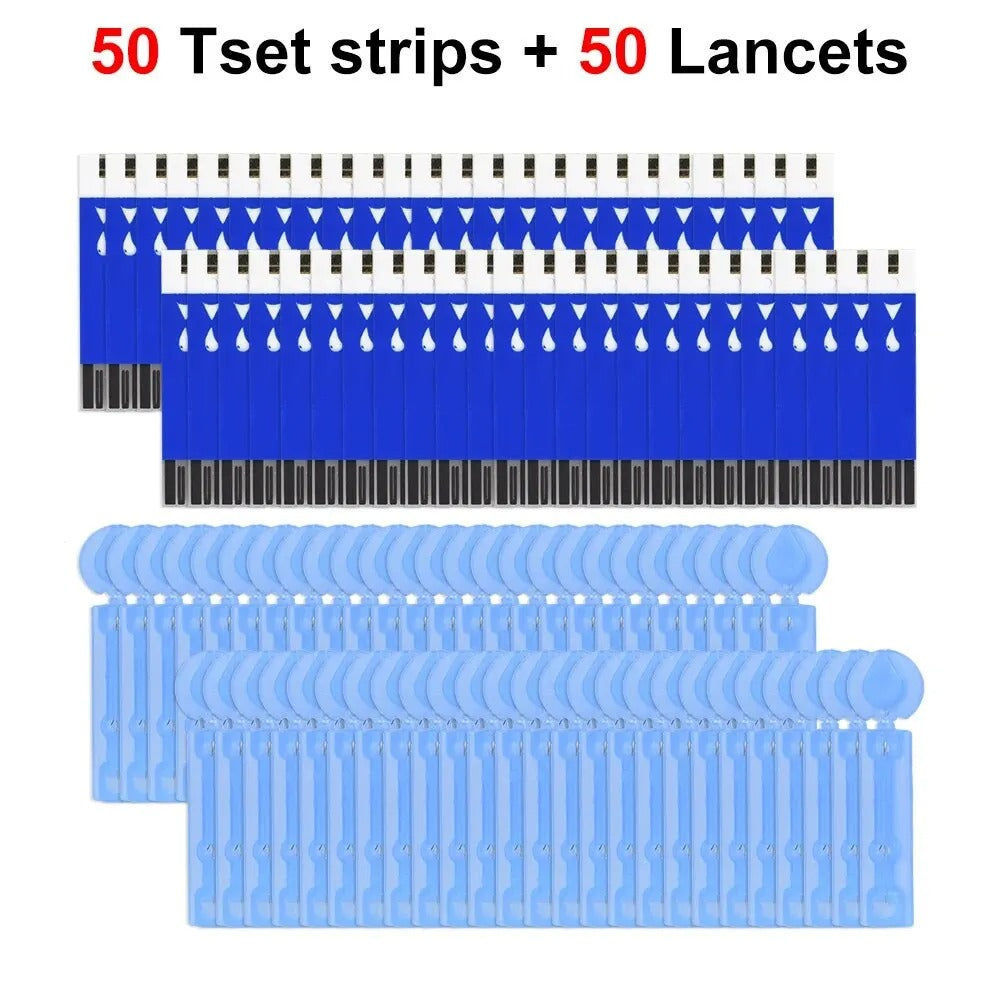 Insmart Blutzucker messgerät Diabetes-Testkit mit 50 Teststreifen G-520 elektroniktrade Switzerland
