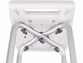 newgen medicals Duschhocker, höhenverstellbar, rutschfeste Füße, bis 136 kg belastbar erhältlich auf eMall