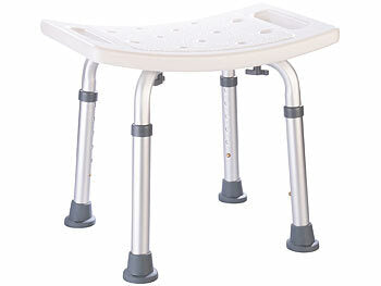 Dusch-Hocker: newgen medicals Duschhocker, höhenverstellbar, rutschfeste Füße, bis 136 kg belastbar erhältlich auf eMall