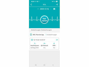 Vitaluhr mit Bluetooth, EKG-Anzeige, Telefonfunktion, App, AMOLED,IP67