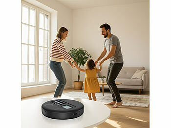 CD-Player mit zum kabellosen Streaming vom Smartphone, Bluetooth