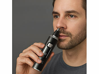 Sichler Beauty 2in1-Akku-Nasen- und Ohrenhaar-Trimmer mit Schutzkappe, 120 Min., IPX6 erhältlich auf eMall