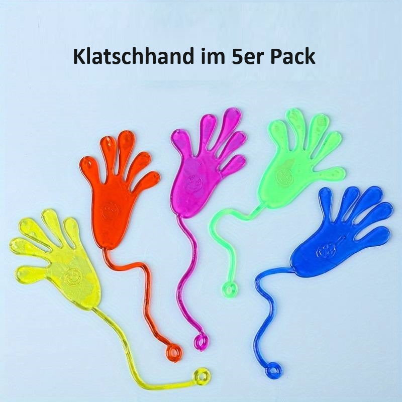 Klebrige Klatschhand im 5er Pack