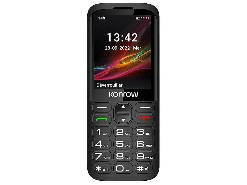 Konrow KONROW Senior280Next schwarz 4G Dual Sim elektroniktrade Switzerland