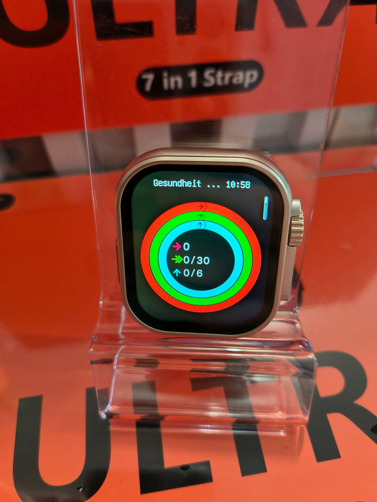Laxasfit Smartwatch Ultra Geschenk Set 7 In 1  + Uhr & Wireless Ladegerät inkl. Bänder Elektroniktrade Switzerland