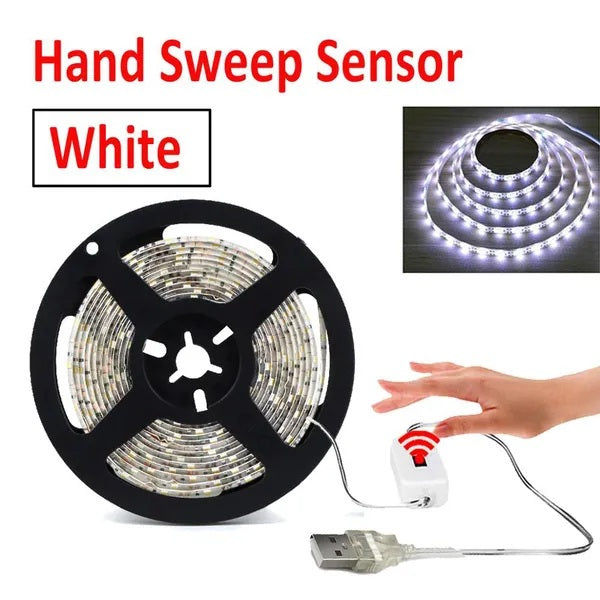 LED DC 5V USB LED Streifen mit Hand Sensor Kalt Weiss Elektroniktrade Switzerland