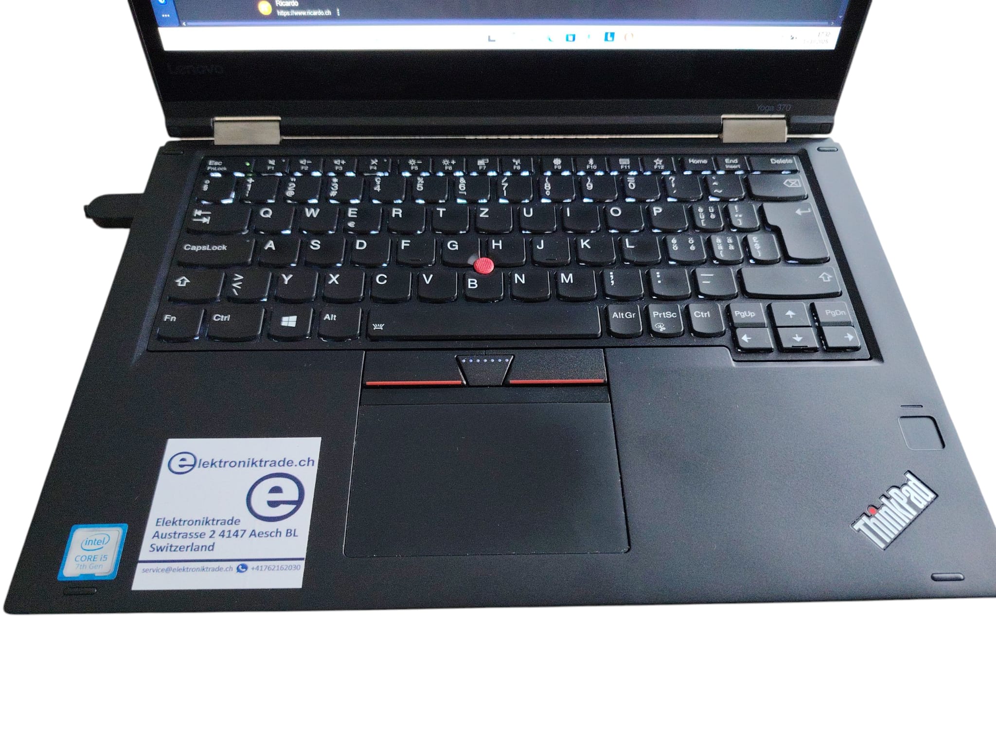 Lenovo Lenovo Yoga 370 i5-7200U CPU 2.50GHz mit Windows 11 Pro/8GB Ram/240GB SSD ( Gebraucht Artikel ) Elektroniktrade Switzerland