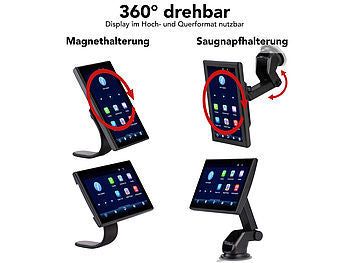 Lescars Lescars IPS-HD-Touchscreen, 7"/17,8 cm, für Apple CarPlay & Android Auto, 360° Elektroniktrade Switzerland