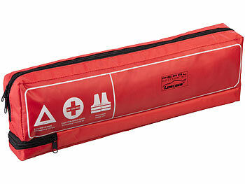 Lescars Lescars Kfz-Kombitasche mit Verbandkasten, Warndreieck & Warnweste, DIN 13164 Elektroniktrade Switzerland
