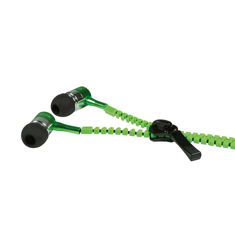 LogiLink LogiLink Headset Kopfhörer In-Ear Neon-Grün Handy Smartphone Kabel 3,5mm elektroniktrade Switzerland