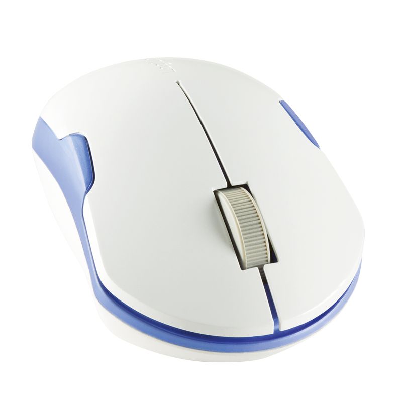 LogiLink LogiLink optische Funk Maus kabellos 2,4GHz 1200dpi Nano USB Empfänger Weiß Blau elektroniktrade Switzerland