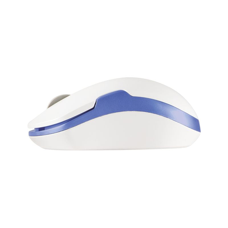 LogiLink LogiLink optische Funk Maus kabellos 2,4GHz 1200dpi Nano USB Empfänger Weiß Blau elektroniktrade Switzerland