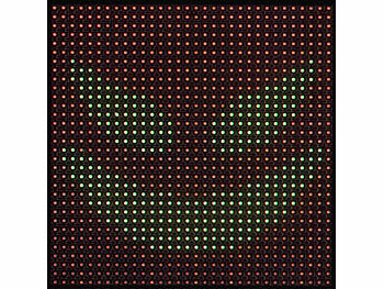 Luminea Digitales, programmierbares LED-Display, 32 x 32 LEDs, App, USB Elektroniktrade Switzerland