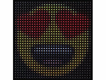 Luminea Digitales, programmierbares LED-Display, 32 x 32 LEDs, App, USB Elektroniktrade Switzerland