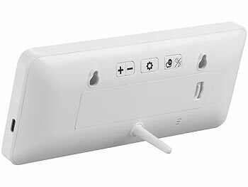 Luminea Home Control Luminea Home Control WLAN-Wetterstation mit Außensensor, Wettertrend, UV-Index, Uhr, App elektroniktrade Switzerland