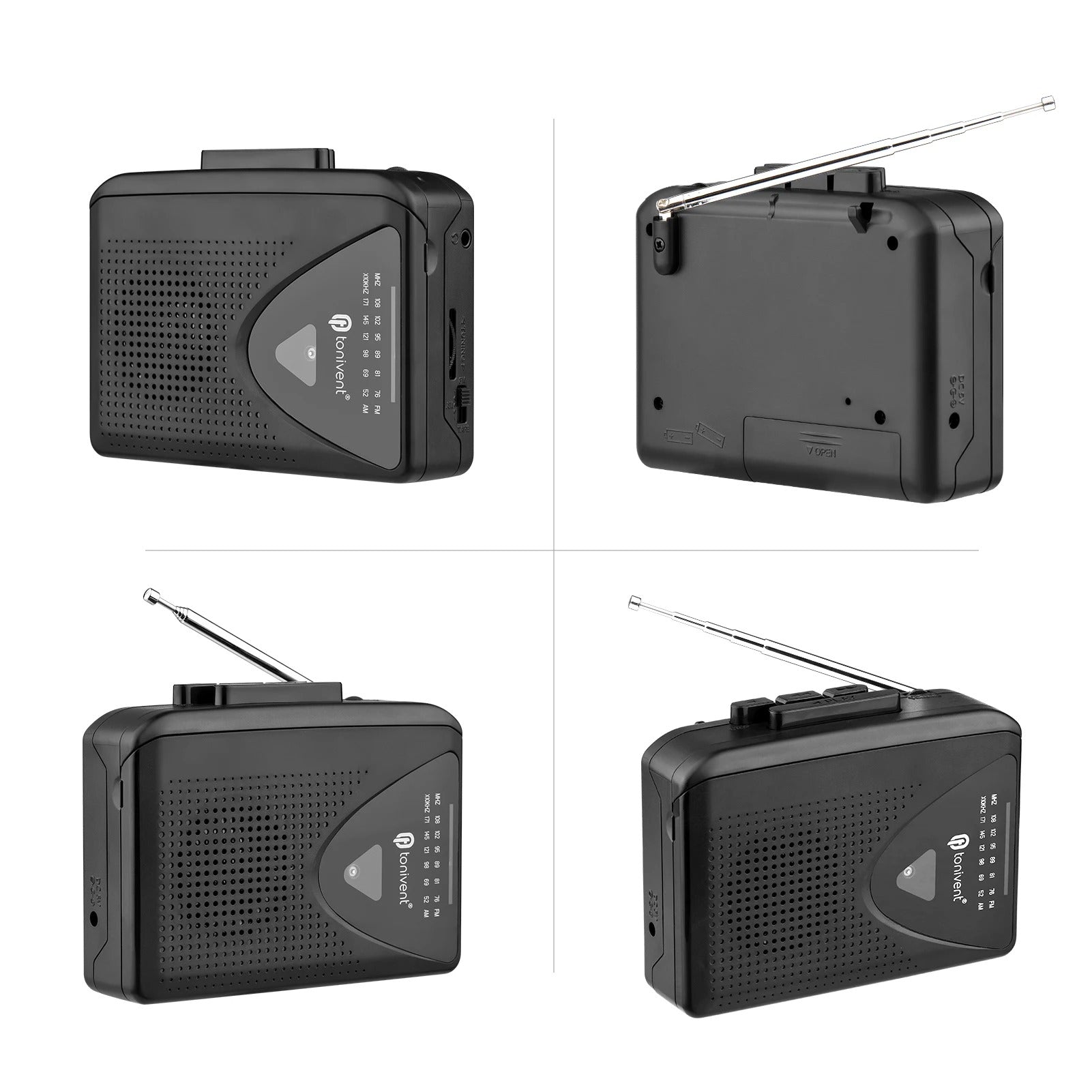 Tonivent Kassetten Player mit FM Radio