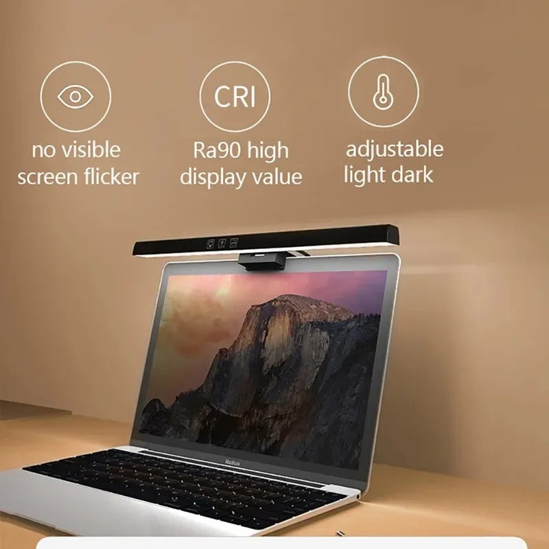 LED-Bildschirmleuchte 50 cm – dimmbare USB-Schreibtischlampe für Monitor & PC