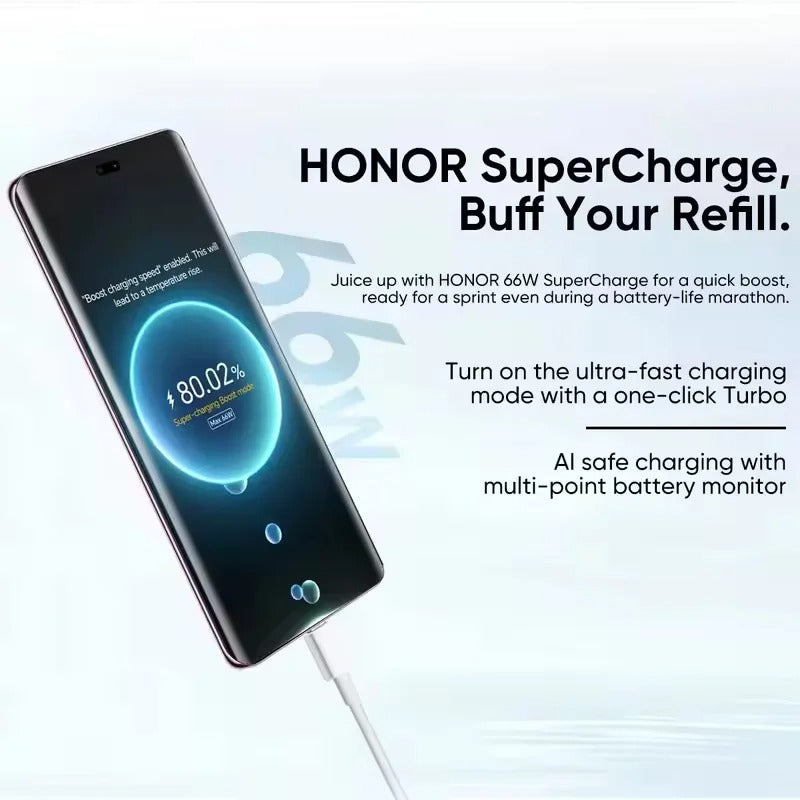 Honor X9C 5G 6600mAh Akku 6.78" 120Hz AMOLED Curved 12GB Ram 256GB Speicher 66W