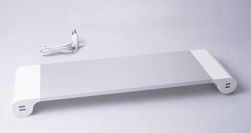 Aluminium-Desktop-Monitor Stand Bar mit 4 x USB 2.0 Anschlüsse ( Gebraucht Artikel )