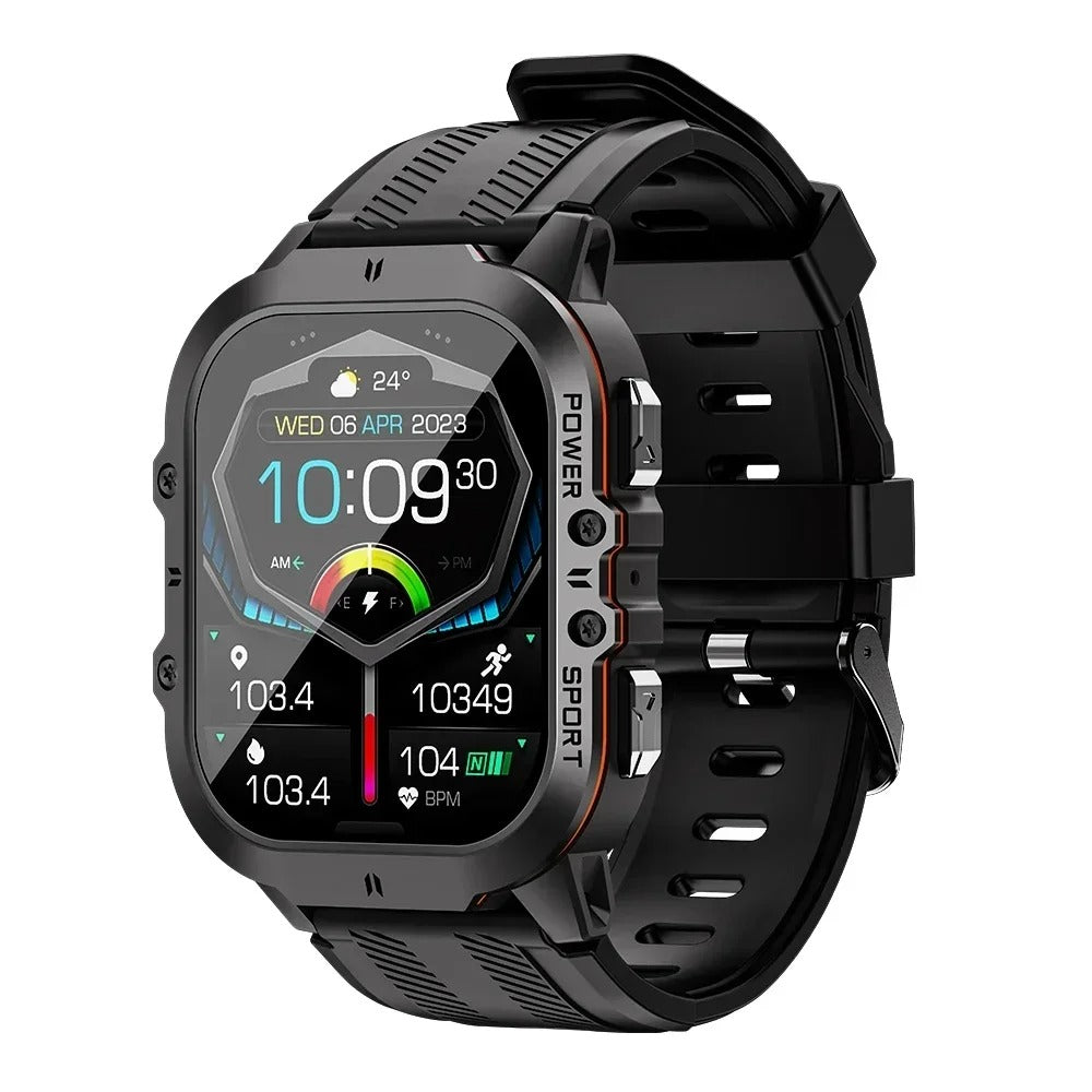 Oukitel BT20 Robuste Outdoor-Uhr Für Herren, 5ATM Wasserdicht