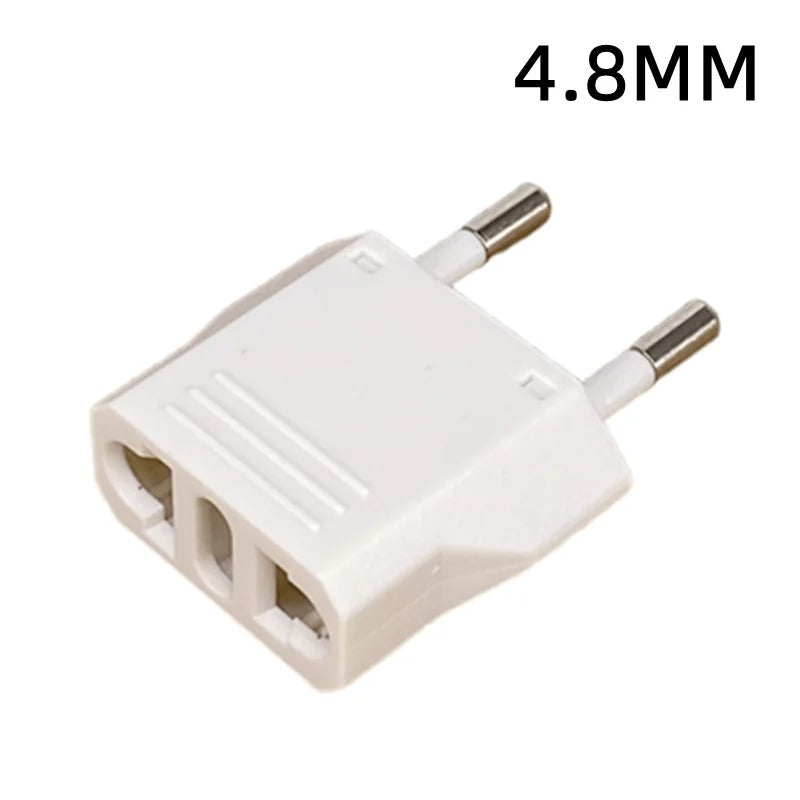US/CN auf CH/EU Schweiz Strom Adapter 4.8mm & 4.0mm Schwarz oder Weiss