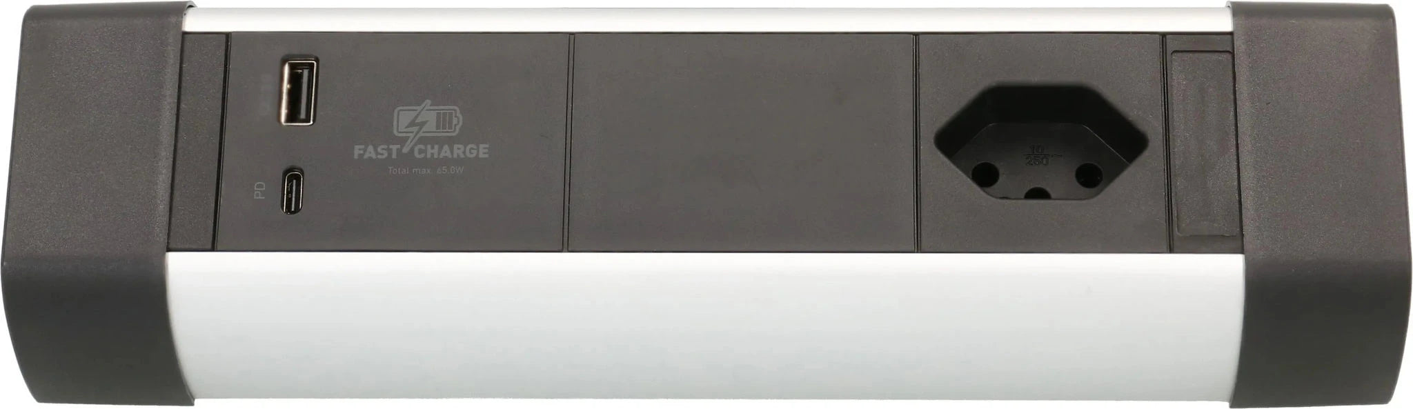 MAX HAURI AG Steckdosenleiste Office Line 1x Typ 13 1x USB A 1x USB C, PD+QC Elektroniktrade Switzerland