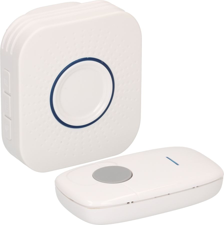 MAX HAURI DEVICE Gong-Kit weiss drahtlos RW=200m Netzstecker Elektroniktrade Switzerland