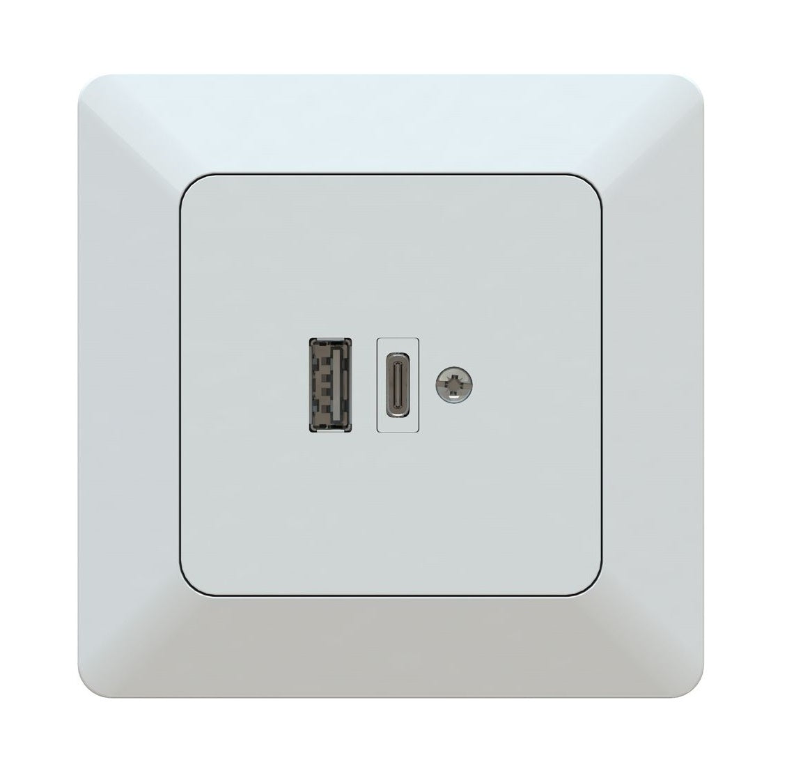 MAX HAURI modino priamos USB Ladesteckdose USB-A+C 65W AP priamos weiss Elektroniktrade Switzerland