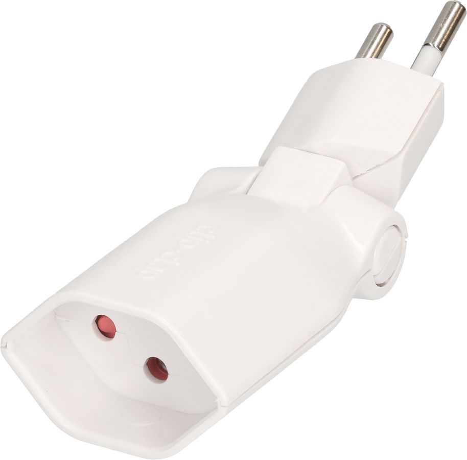 MAX HAURI PLUG Abzweigstecker clip-clap 1x Typ 13 3-polig weiss BS Elektroniktrade Switzerland