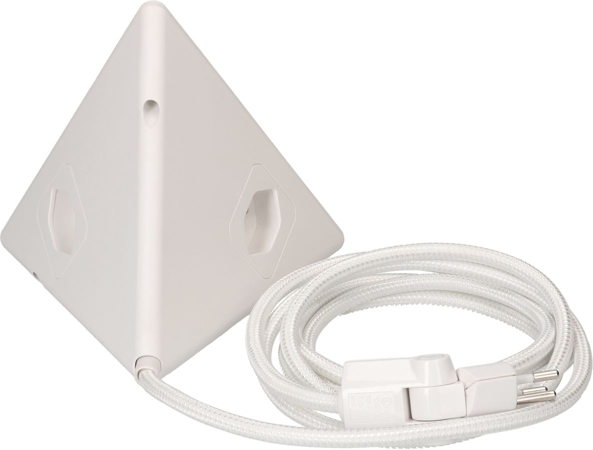 MAX HAURI SPLIT Energy Pyramide Steckdosenleiste 2x Typ 13 ws USB A+C 2.5m cli. Elektroniktrade Switzerland
