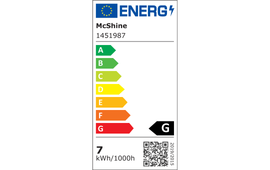MCShine LED-STRAHLER MCSHINE "PV-70" GU10, 7W, 540LM, 120°, 3000K, WARMWEISS Elektroniktrade Switzerland