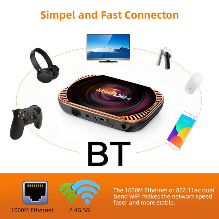 Mecool 4K TV -Box, Android 11 Amlogic S905x4 CPU mit RC 4 GB+128 GB (Occasionsgerät) Elektroniktrade Switzerland
