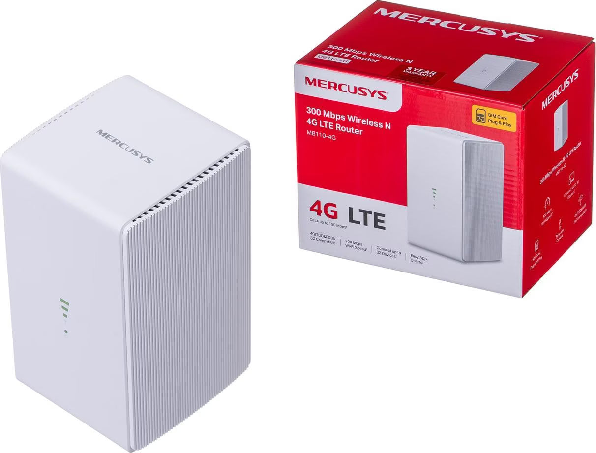 Mercusys Mercusys MB110-4G 4G Router - Betrieb mit einer Simkarte Elektroniktrade Switzerland