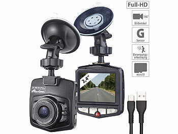 NavGear HD-Dashcam mit G-Sensor; Bewegungserkennung; 6.1-cm-Display; 140° Elektroniktrade Switzerland