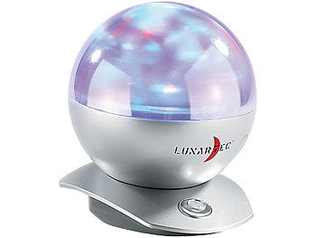 Polarlichtlampe: Lunartec Laser-Kugel-Lampe mit Polarlicht-Effekten