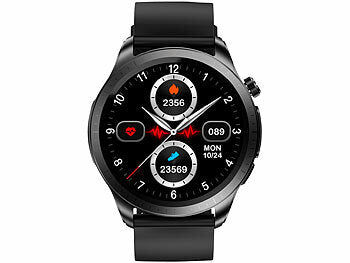 newgen medicals Fitness-Smartwatch, EKG-, Herzfrequenz- & SpO2-Anzeige, App, IP67 Elektroniktrade Switzerland