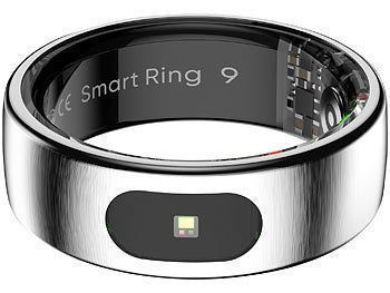 newgen medicals Fitnesstracker-Ring, Touch-Bedienung, Herzfrequenz, SpO2, 5 ATM, Gr.70 Elektroniktrade Switzerland