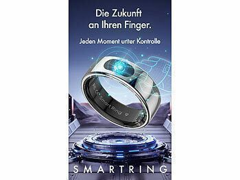 newgen medicals Fitnesstracker-Ring, Touch-Bedienung, Herzfrequenz, SpO2, 5 ATM, Gr.70 Elektroniktrade Switzerland