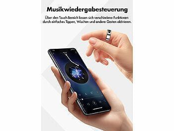 newgen medicals Fitnesstracker-Ring, Touch-Bedienung, Herzfrequenz, SpO2, 5 ATM, Gr.70 Elektroniktrade Switzerland