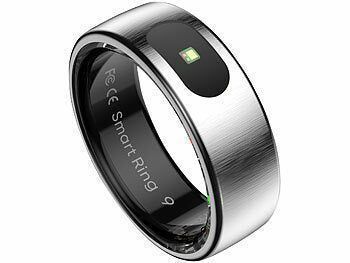 newgen medicals Fitnesstracker-Ring, Touch-Bedienung, Herzfrequenz, SpO2, 5 ATM, Gr.70 Elektroniktrade Switzerland