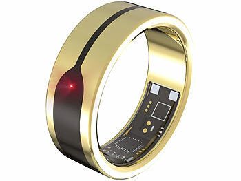 newgen medicals newgen medicals Fitnesstracker-Ring, Herzfrequenz- & SpO2-Anzeige, 2 mm, gold, Gr. 63 Elektroniktrade Switzerland