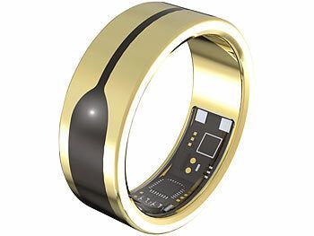 newgen medicals newgen medicals Fitnesstracker-Ring, Herzfrequenz- & SpO2-Anzeige, 2 mm, gold, Gr. 63 Elektroniktrade Switzerland