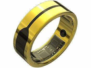 newgen medicals newgen medicals Fitnesstracker-Ring, Herzfrequenz- & SpO2-Anzeige, 2 mm, gold, Gr. 63 Elektroniktrade Switzerland
