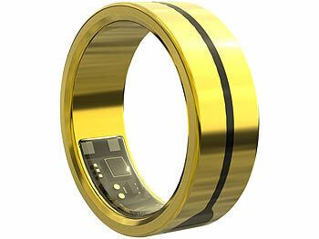 newgen medicals newgen medicals Fitnesstracker-Ring, Herzfrequenz- & SpO2-Anzeige, 2 mm, gold, Gr. 63 Elektroniktrade Switzerland
