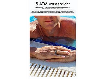 newgen medicals newgen medicals Fitnesstracker-Ring, Sp02, Herzfrequenz, Schlafanalyse, silber, Gr. 68 Elektroniktrade Switzerland