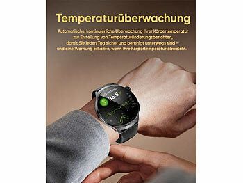 newgen medicals newgen medicals Vitaluhr mit Bluetooth, EKG-Anzeige, Telefonfunktion, App, AMOLED,IP67 Elektroniktrade Switzerland