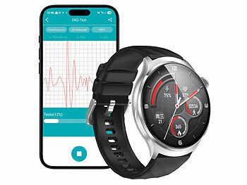 newgen medicals newgen medicals Vitaluhr mit Bluetooth, EKG-Anzeige, Telefonfunktion, App, AMOLED,IP67 Elektroniktrade Switzerland