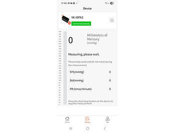 newgen medicals Oberarm-Blutdruckmessgerät, Bluetooth, App, bis 42 cm Oberarmumfang elektroniktrade Switzerland