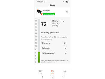newgen medicals Oberarm-Blutdruckmessgerät, Bluetooth, App, bis 42 cm Oberarmumfang elektroniktrade Switzerland
