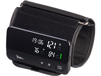 newgen medicals Oberarm-Blutdruckmessgerät, Bluetooth, App, bis 42 cm Oberarmumfang elektroniktrade Switzerland